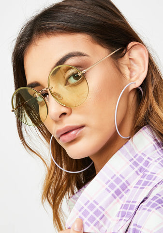 Sunny Quit Buggin' Me Round Sunglasses