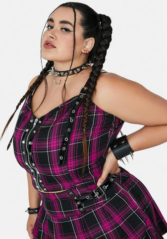 Diva Miss Charm School Dropout Bustier Top