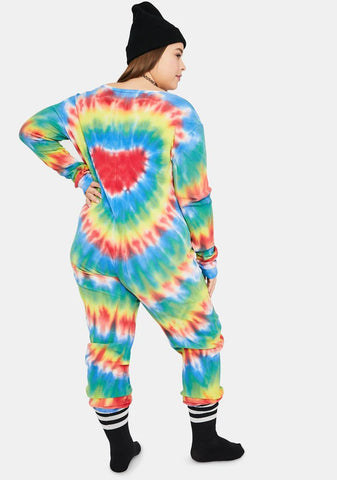 Real Chill In The Air Tie Dye Jumper