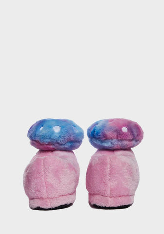 Totally Trippin' Mushroom Slippers