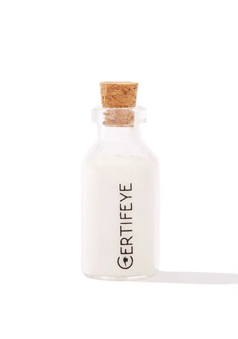 White Mini Glitter Bottle