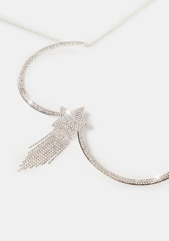 Seeing Stars Rhinestone Bra Chain