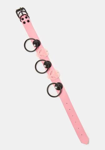 Blush Earth Is Boring O-Ring Choker