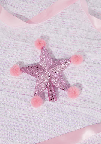 Top It Off Glitter Star Tree Topper