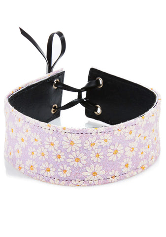 Harmonious Lace-Up Choker