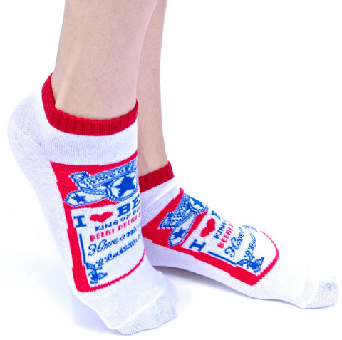 I Heart Beer Ankle Socks