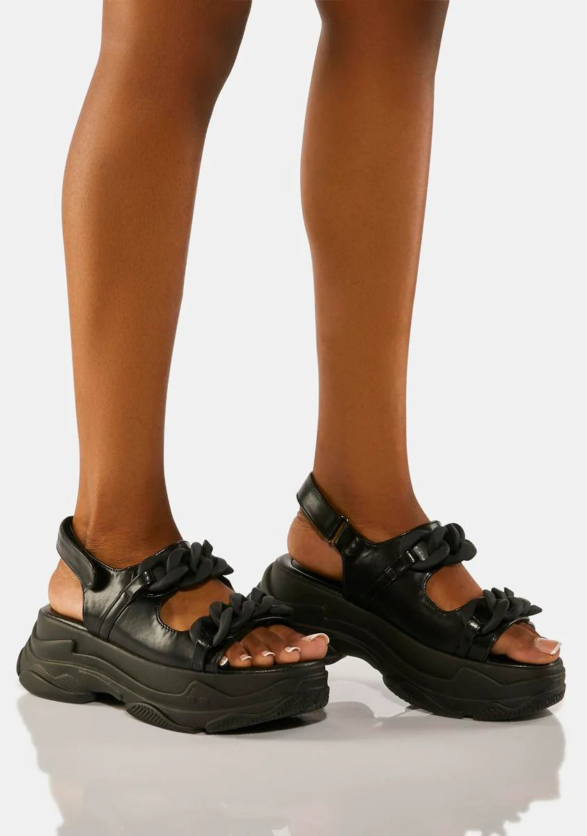 Keep On Moving Gladiator Sandals