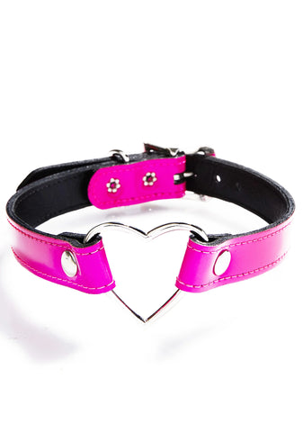 Charm Heart O-Ring Choker