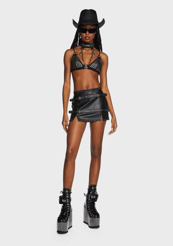 Edgier Than Most Mini Skirt