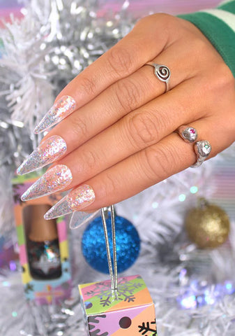 Angel Wings Glitter Nail Polish