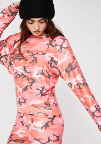 Fire Camo Junior Sweatshirt