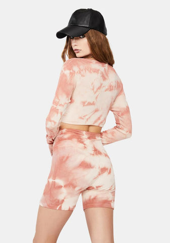 Tie Dye Sleep Long Sleeve Tee