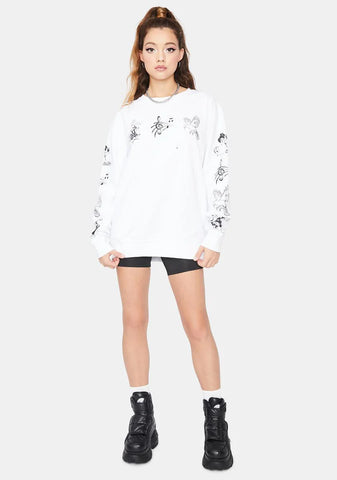 Classic Cartoon Crewneck Sweatshirt