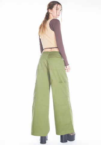 Don't You Forget Twill Cargo Pants