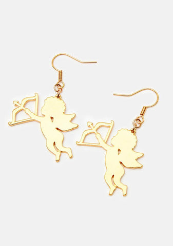 Cupid's Arrow Drop Earrings
