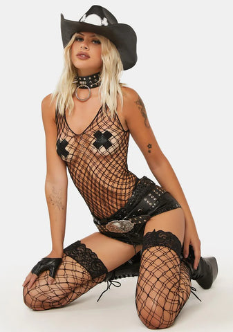 Sweet Revenge Fishnet Bodysuit
