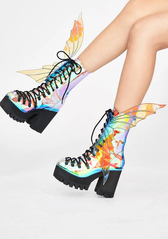 Fairy Dreamer Platform Boots