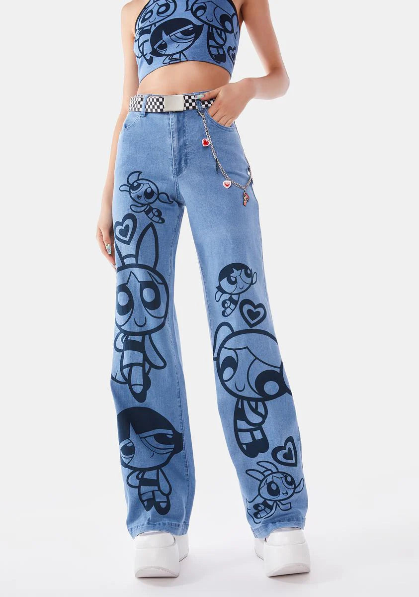Mission Impuffable Wide Leg Jeans