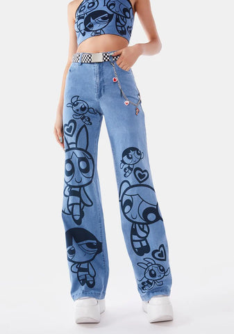 Mission Impuffable Wide Leg Jeans