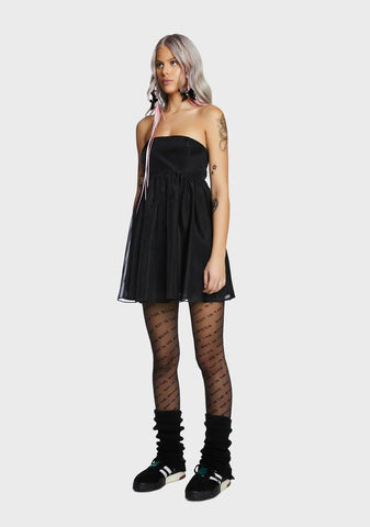 Dark The Dance Routine Mini Dress