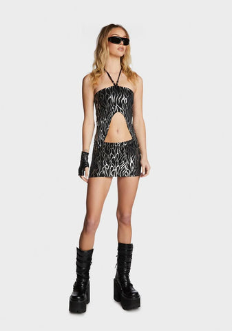 Midnight Lust Bambi Crop Top