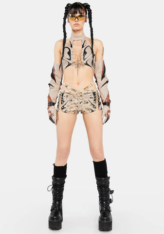 Desert Moto Hot Pants