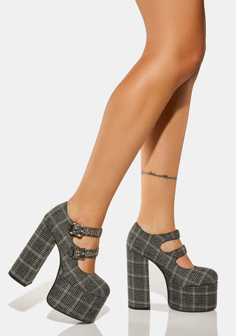 Shaken Up Platform Mary Janes