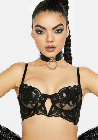 Black Scylla Bra