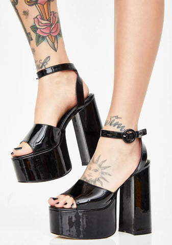 Wicked Chick Flick Patent Heels