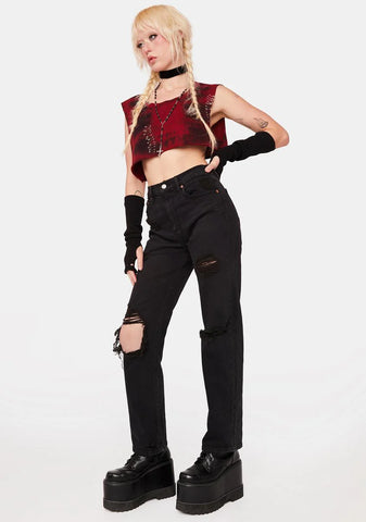 Curfew Sundaze High Rise Dad Jeans