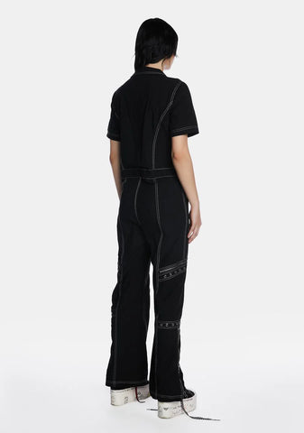Too Cool To Care Twill Jumpsuit