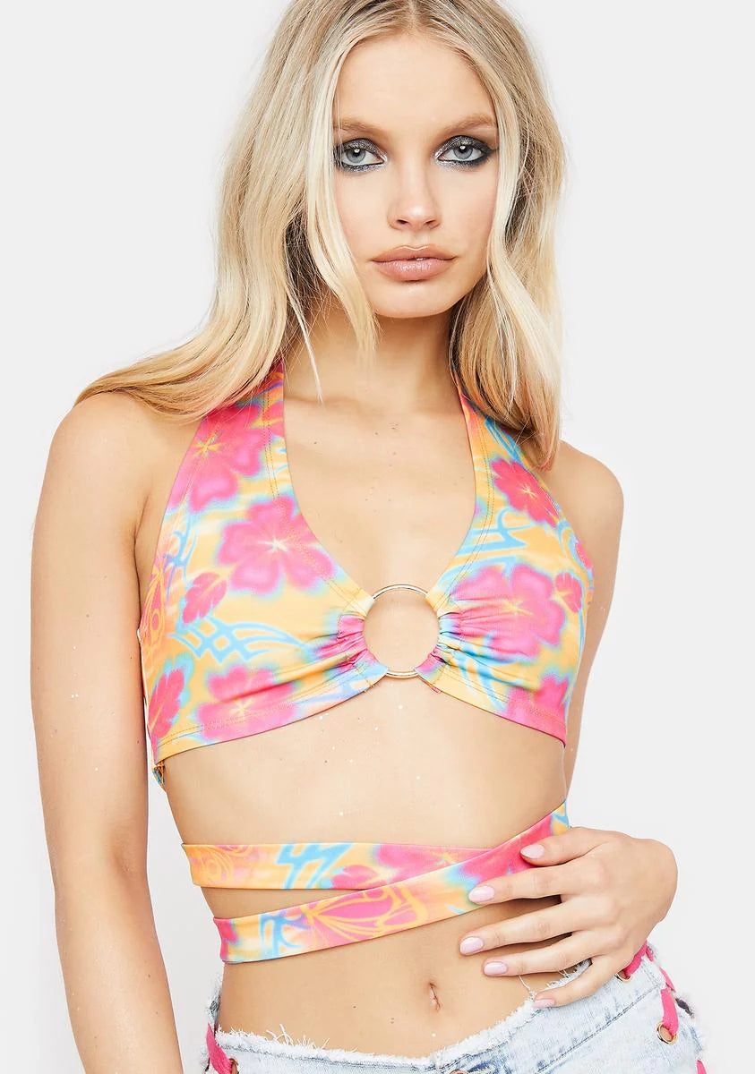 Island Time O-Ring Halter Top