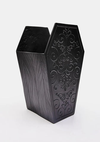 Say Goodbye Coffin Waste Basket