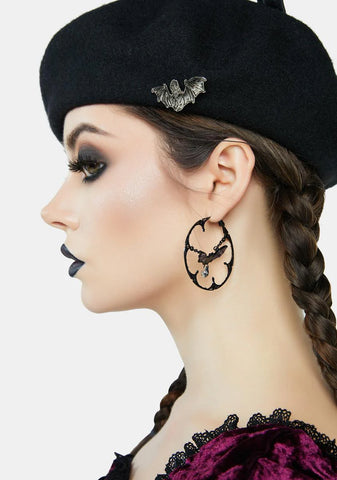 Spirit Animal Hoop Earrings