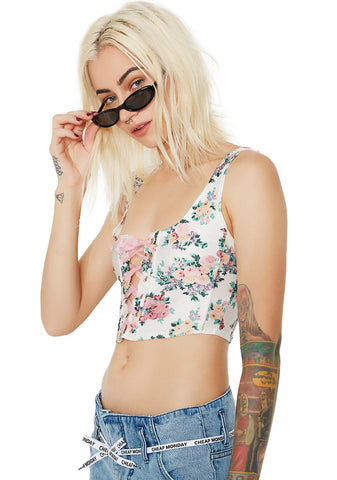 Life Of Excess Lace-Up Bustier