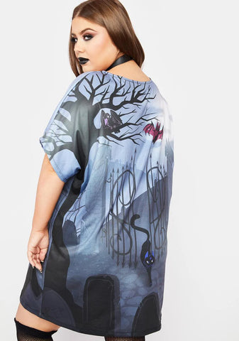 Plus Best Witches Oversized Graphic Tee