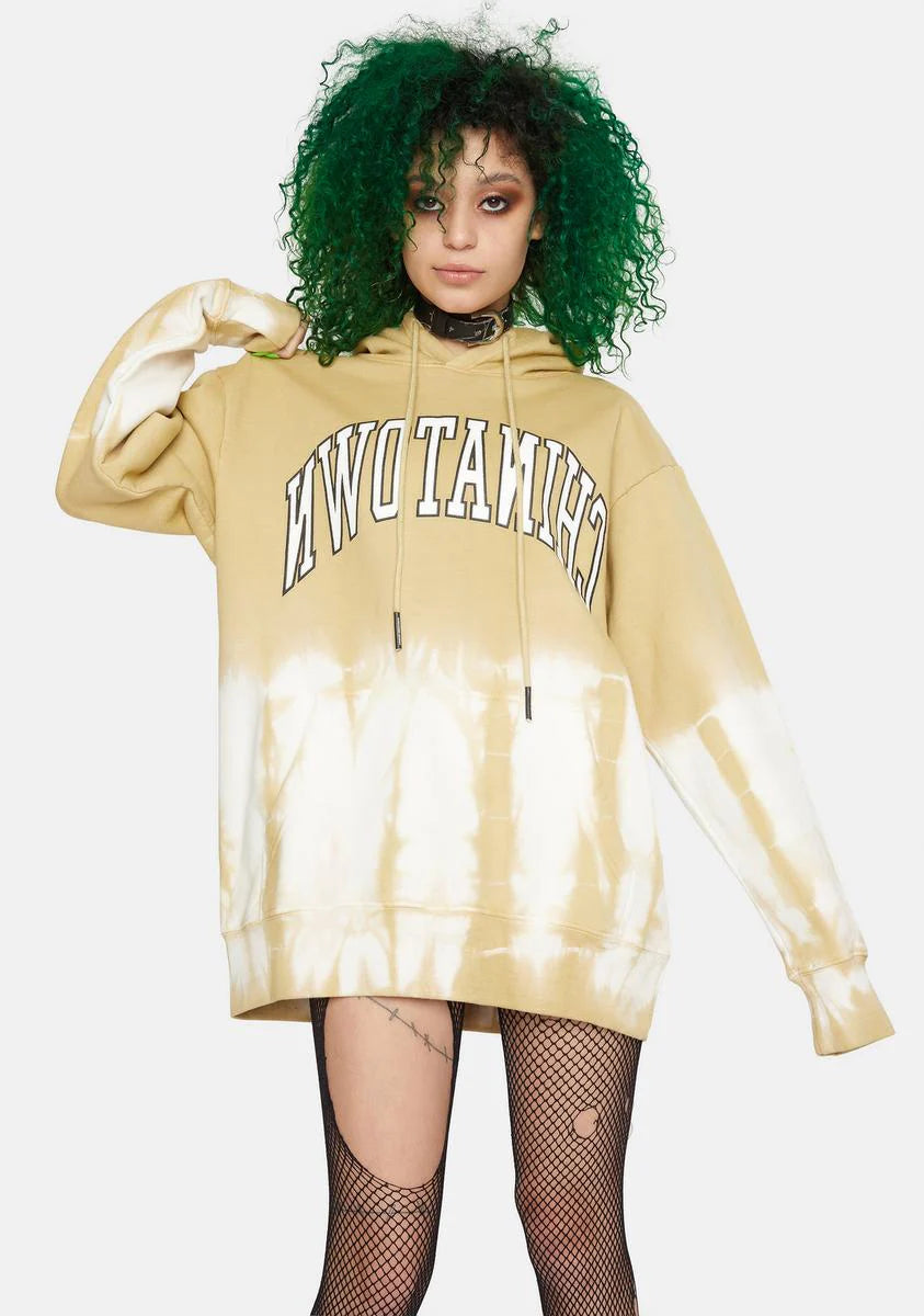 Reverse Arc Tie Dye Hoodie