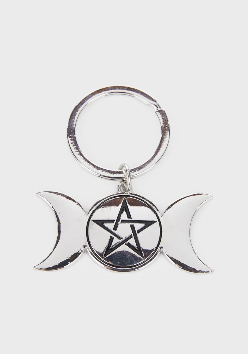 Witching Moon Keyring