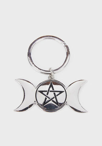 Witching Moon Keyring