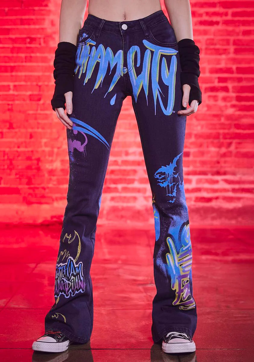 Dark City Graphic Jeans