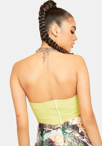 Sunny Too Precious Corset Crop Top