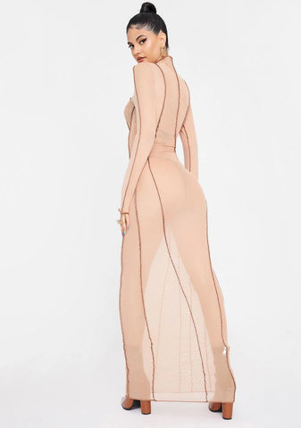 Blow Your Mind Mesh Maxi Dress