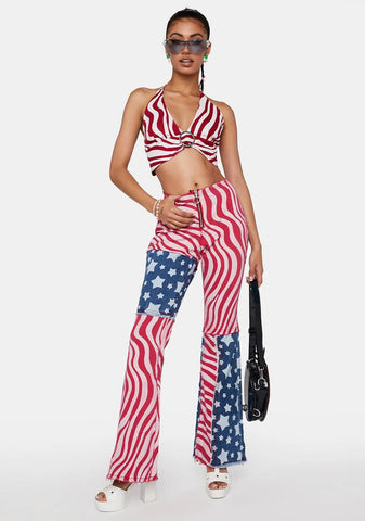 National Anthem Halter Top