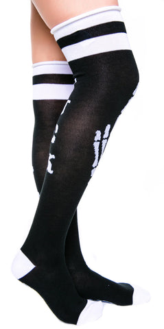 Up Yours Rolled Over The Knee Socks