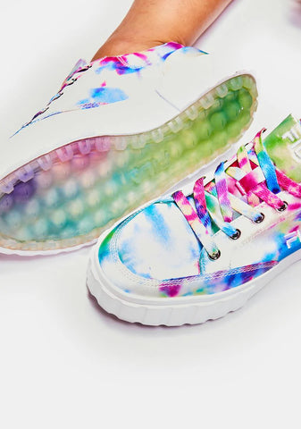 Sandblast Low Mottled Tie Dye Sneakers