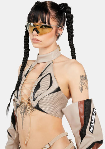 Desert Moto Neckholder Top
