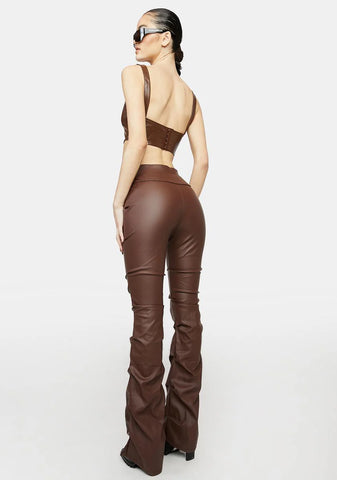 Mocha Certified Freak Flare Pants