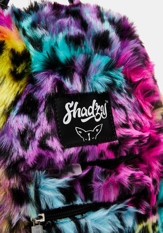 Rainbow Cheetah Hydration Backpack