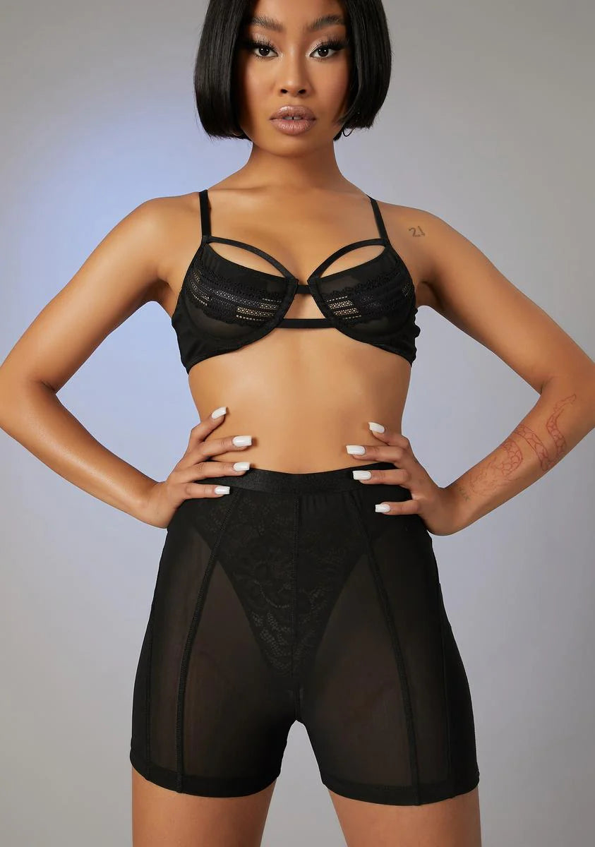 Play My Game Biker Shorts Set