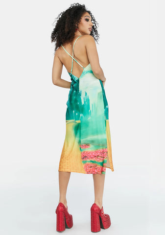 City Of Emeralds Midi Dress